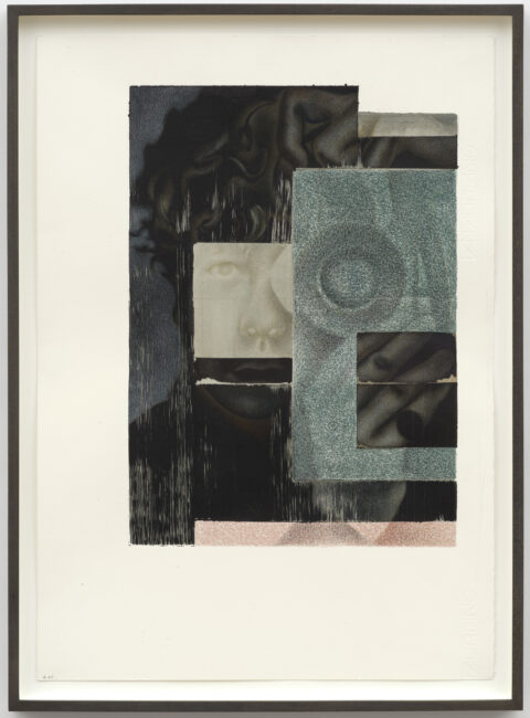 2025_donna_gottschalk_self_portrait_1970_colored_pencil_acrylic_ink_on_lithograph_14x10