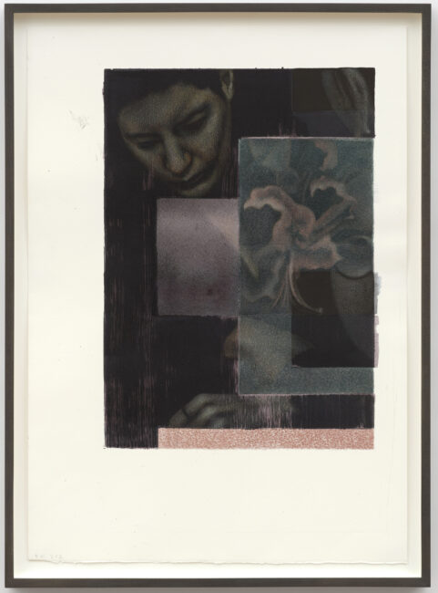 2025_donna_gottschalk_self_portrait_1970_colored_pencil_acrylic_ink_on_lithograph_14x10_v2